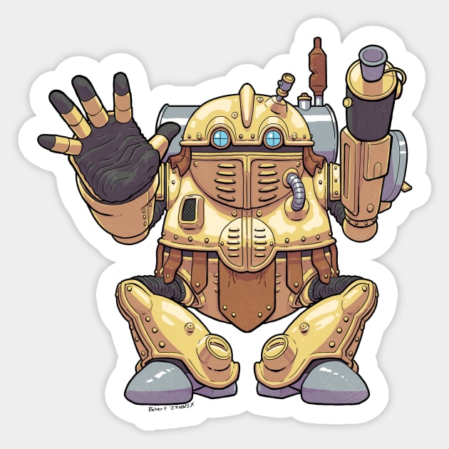 Robo Sticker by JENNEX